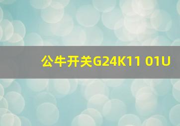 公牛开关G24K11 01U